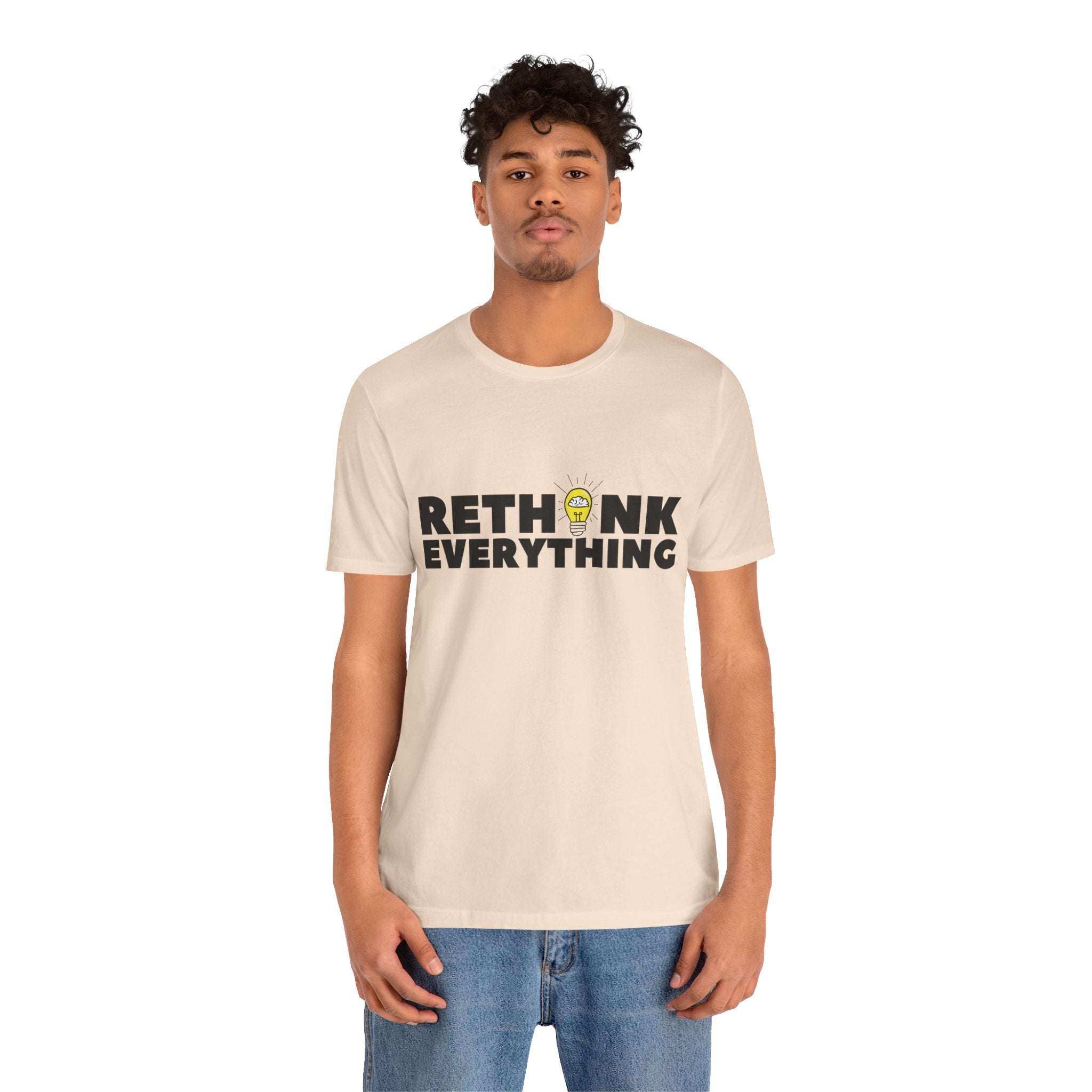 Rethink Everything Craft Beer Premium Bella+Canvas Unisex Jersey Tee