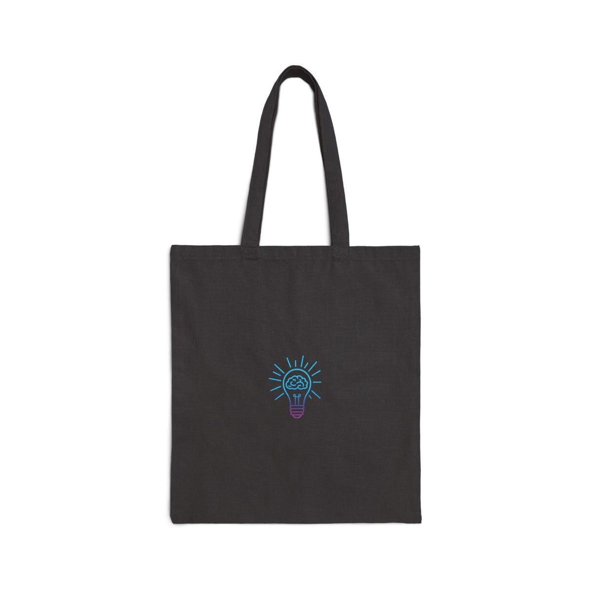 Tote Bag — Rethink Everything Buying a Home Hacks Blue Lightbulb Idea Graphic Cotton Canvas Tote