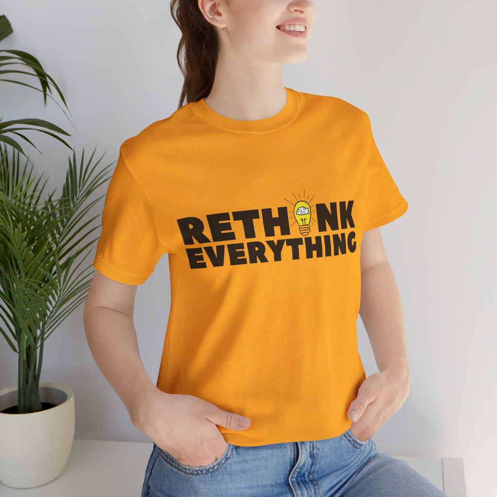 Rethink Everything Mentorship Premium Bella+Canvas Unisex Jersey Tee